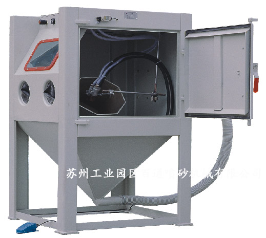 1010D雙槍滾筒式噴砂機